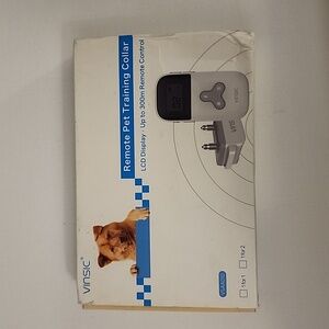 Remote pet training collar
